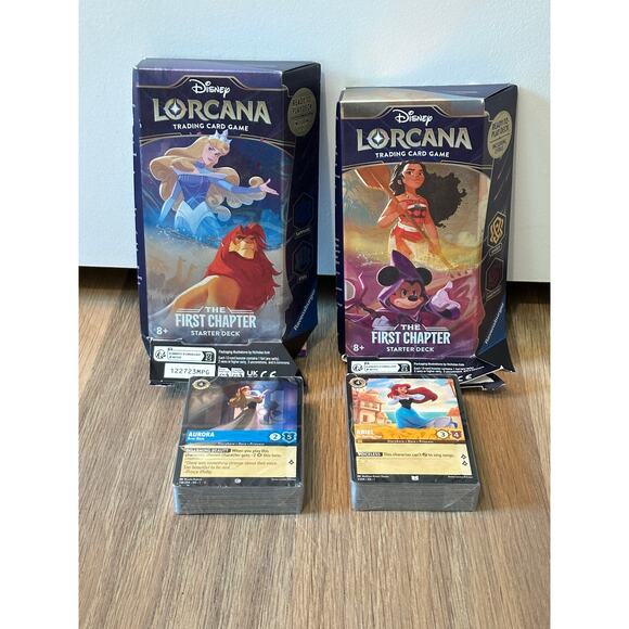 Disney Lorcana Two The First Chapter Starter Decks (No Boosters) - Picture 1 of 3
